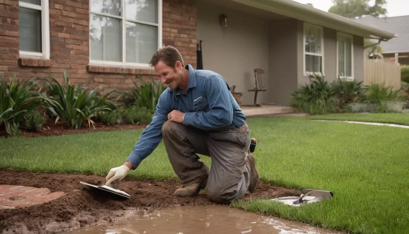 Local provider inspecting a home foundation for termite activity in Independence